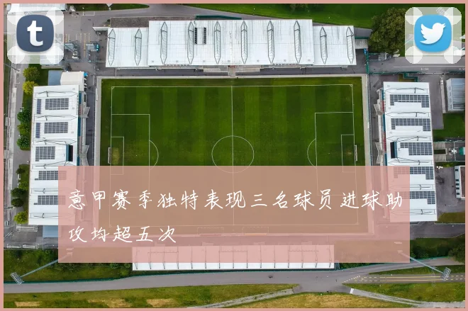 意甲赛季独特表现三名球员进球助攻均超五次